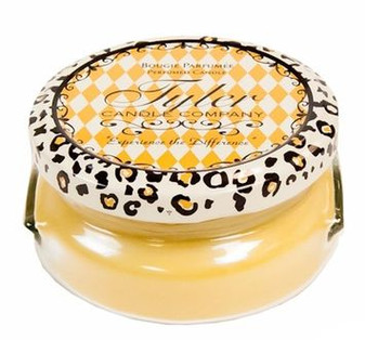 RICH EGGNOG DUSTED WITH NUTMEG! CONTINUOUSLY REQUESTED YEAR-ROUND! SOME THINGS ARE WORTH WAITING FOR!
Tyler Candles have grown to be one of the top selling candle lines available. Their special blend of soy and paraffin wax has produced one of the finest candles on the market. Tyler uses the finest quality waxes and opulent fragrance oils available to create the ultimate aroma experience. Each candle is hand-poured, ensuring even burning and maximum fragrance saturation. All jars are guaranteed to fragrance a room in minutes!