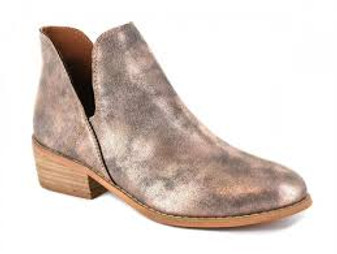 Faux Leather Bootie made to slip-on easily, full of fun and function with a flexible fit, the Wayland is designed to complement every outfit!