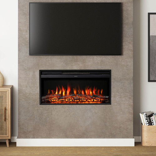 Broseley Rodwell 36" Inset Electric Fire With 4 Sided Frame