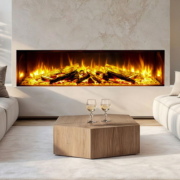 Celsi Electriflame DLX 1600 Fixed Real Wood Electric Fire