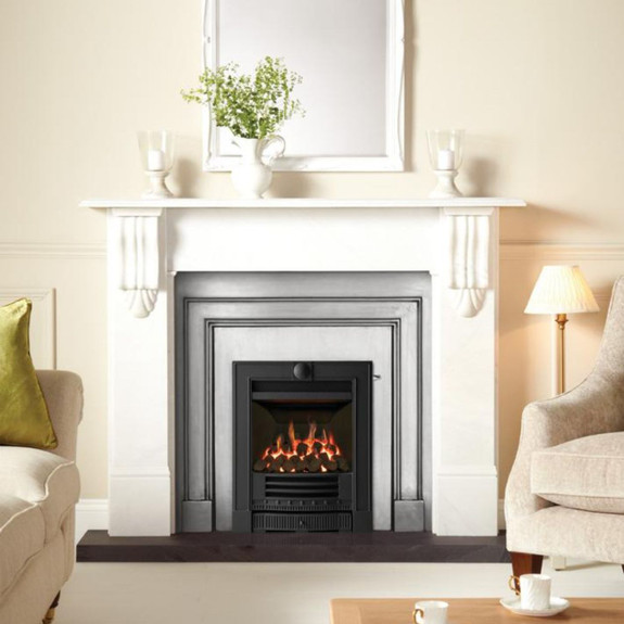 Gazco Logic HE Convector Winchester Conventional Flue Inset Gas Fire