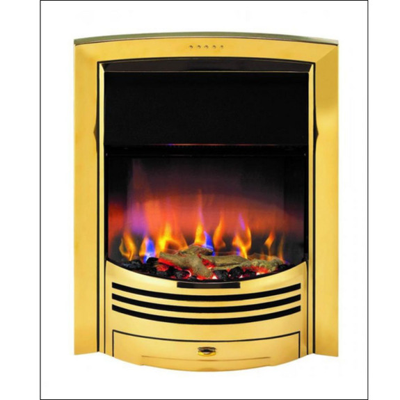 Dimplex Glencoe Brass Inset Electric Fire