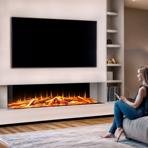 Flavel Proflame 1600 3-Sided Electric Fire Flavel Proflame 1600 3-Sided Electric Fire