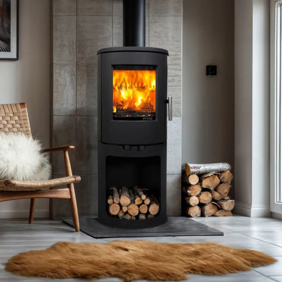 Portway PB 1000 Logstore Multifuel/Wood Burning Stove