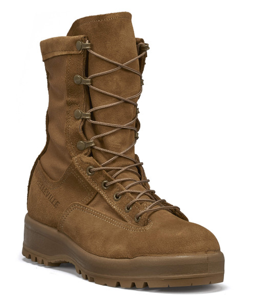 Belleville C790ST steel toe coyote waterproof flight and combat boot .