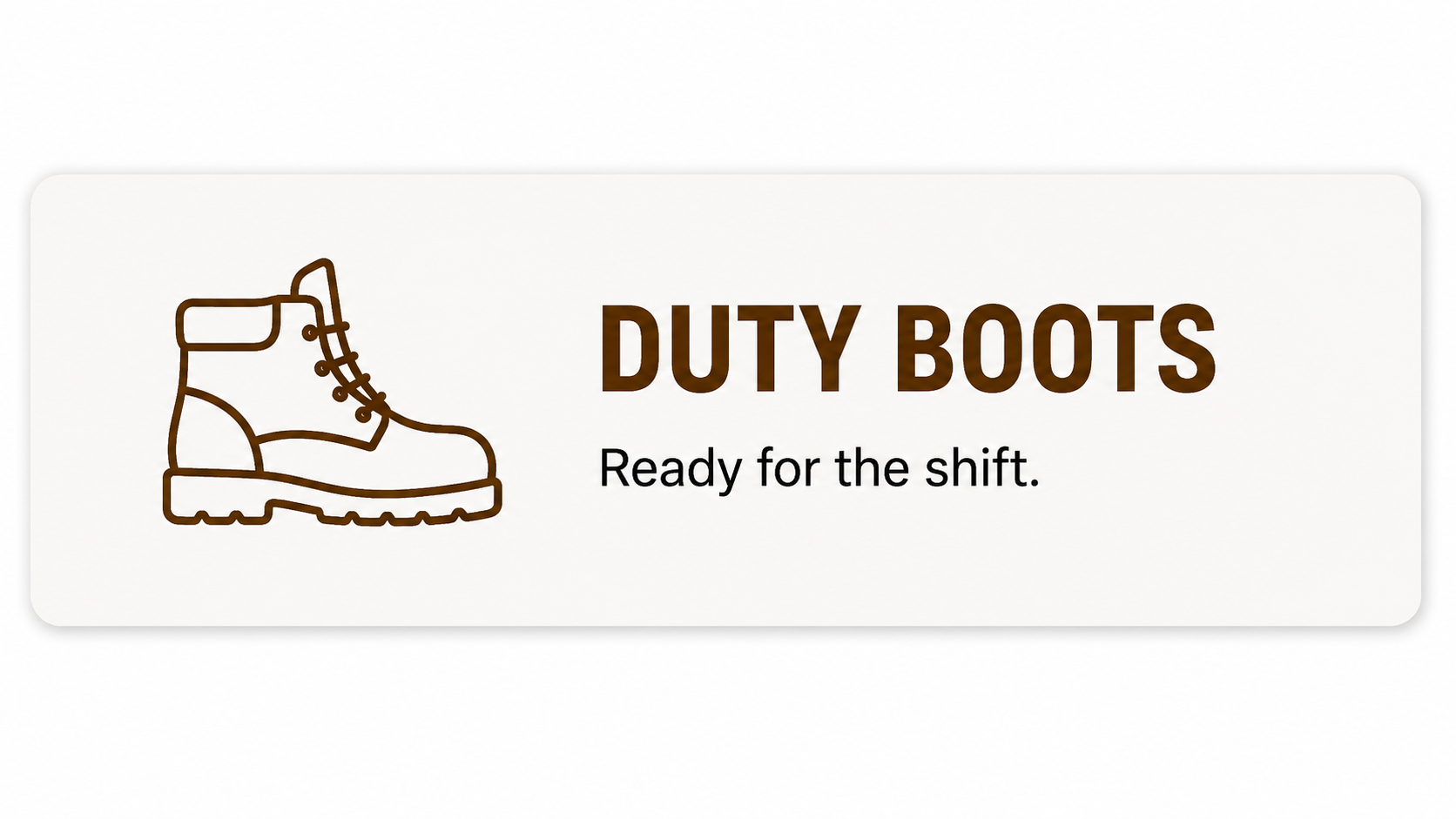 Belleville Duty Boots