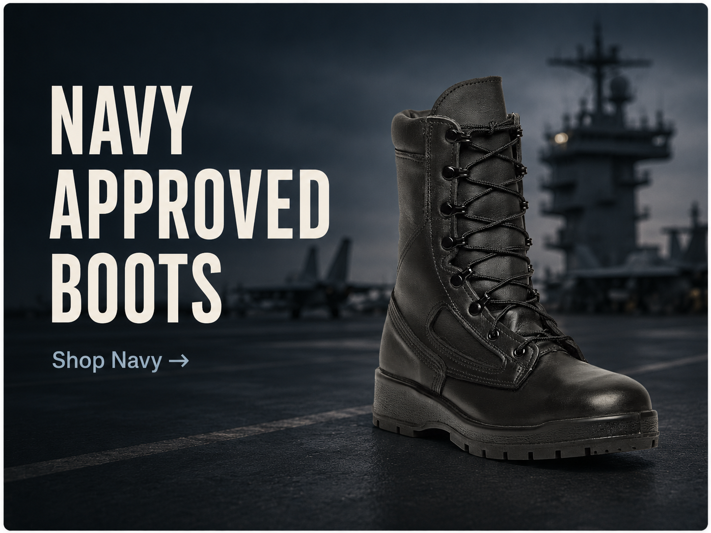 Belleville Navy Boots