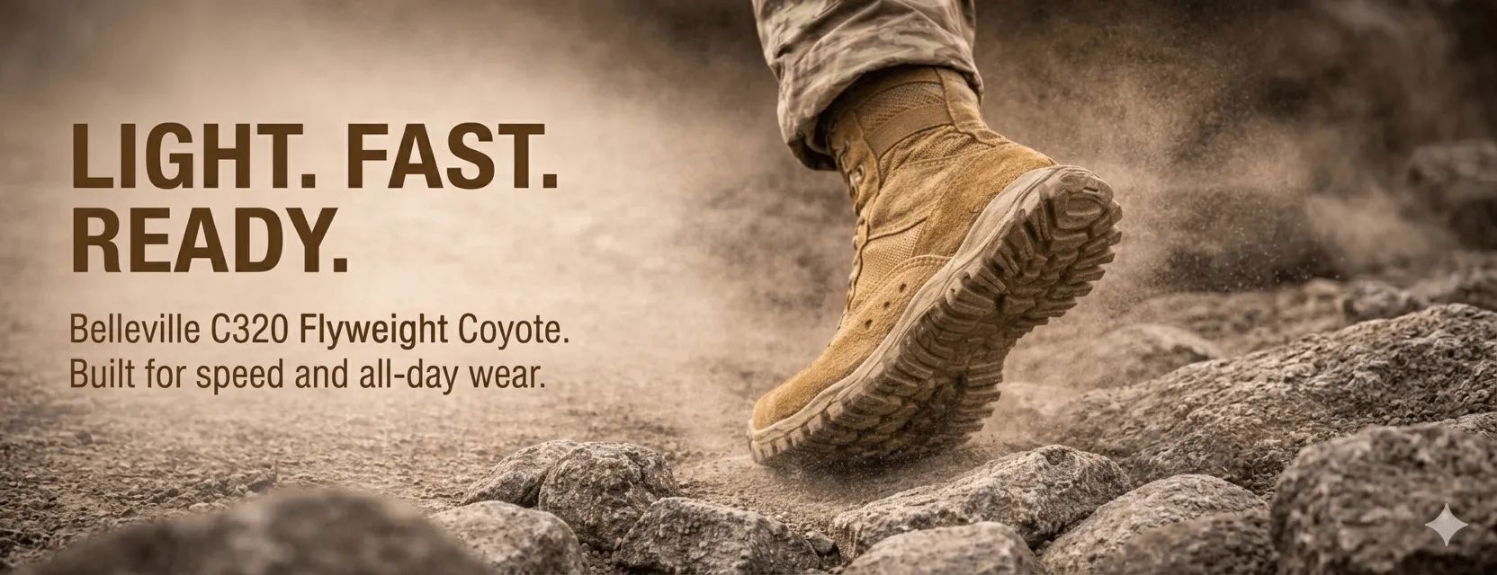 Belleville C320 Flyweight Coyote Ultra Light Assault Boot