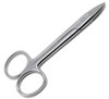 Crown & Collar Scissors 4 1/2" Straight