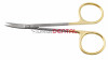Iris Scissors 4 1/2" Curved Carbide