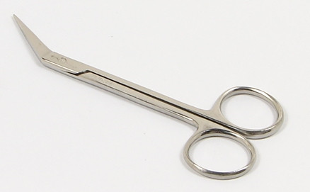 Iris Scissors 4 1/2" Angled Blade