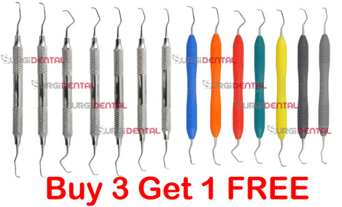 Periodontal Curettes, Buy 3 Get 1 Free