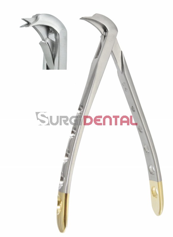Dental TC Crown Spreader Removal Splitter Forceps Serrated Tips