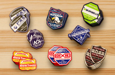 Custom Security Stickers & Decals