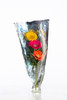 SILVER Floral Vase Bag