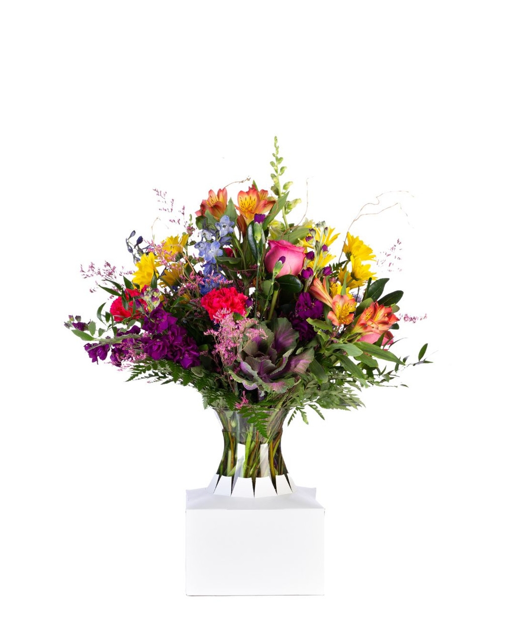 Automatic Pop-up Cardboard Vase Holder