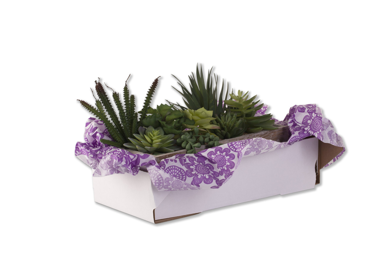 Pak-All vase holder box arrangement #1