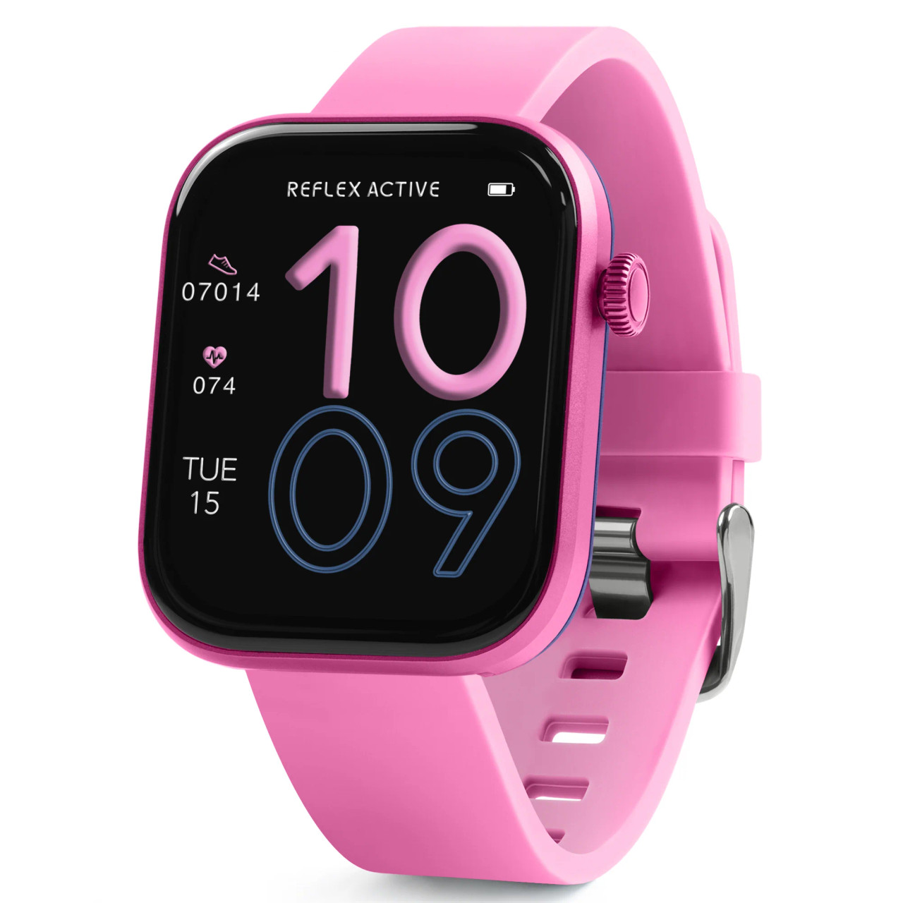 Reflex Active SERIES 40 AMOLED Pink Aluminum Smart Watch Heart1