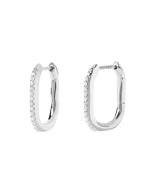 PDPAOLA EVERGREEN SPIKE SILVER EARRINGS PDPAOLA EVERGREEN SPIKE SILVER EARRINGS