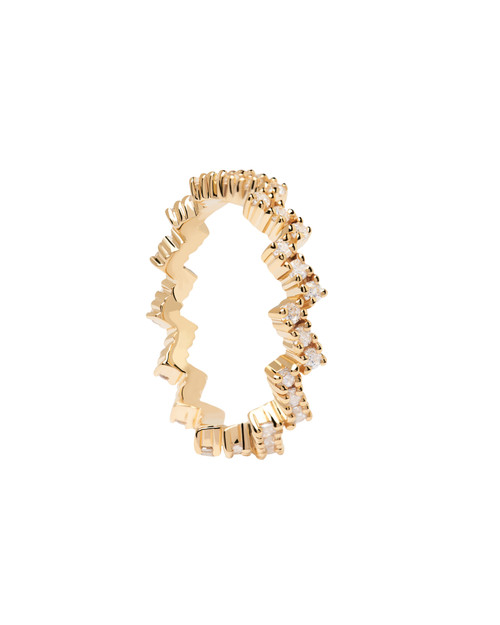 PDPAOLA Zipper Gold Ring