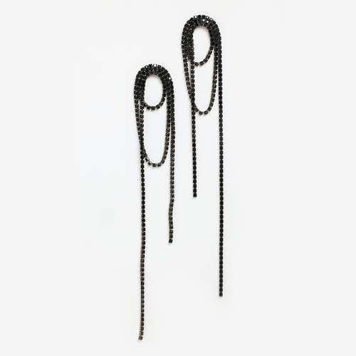 Shashi Vroom Earring - Noir