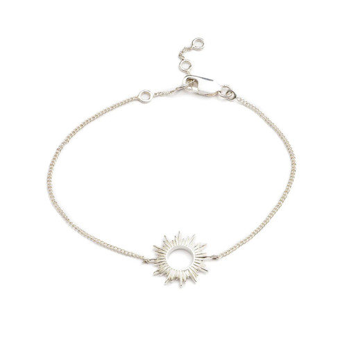 Rachel Jackson Electric Silver Goddess Sun Bracelet Rachel Jackson Electric Silver Goddess Sun Bracelet