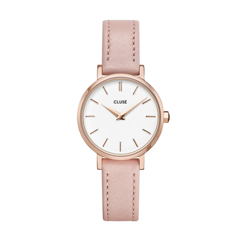 CLUSE Boho Chic Petite Leather Pink, Rose Gold Colour