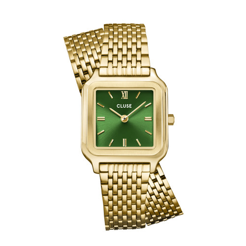 CLUSE Gracieuse Petite Double Steel Forest Green  / Gold Watch CLUSE Gracieuse Petite Double Steel Forest Green  / Gold Watch