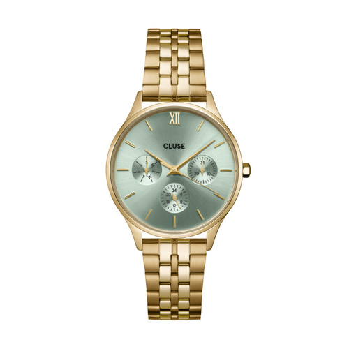 CLUSE Minuit Multifunction Sage Green/Gold Link