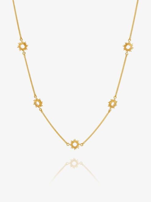 Rachel Jackson Eternal Sun Choker Necklace Gold Rachel Jackson Eternal Sun Choker Necklace Gold