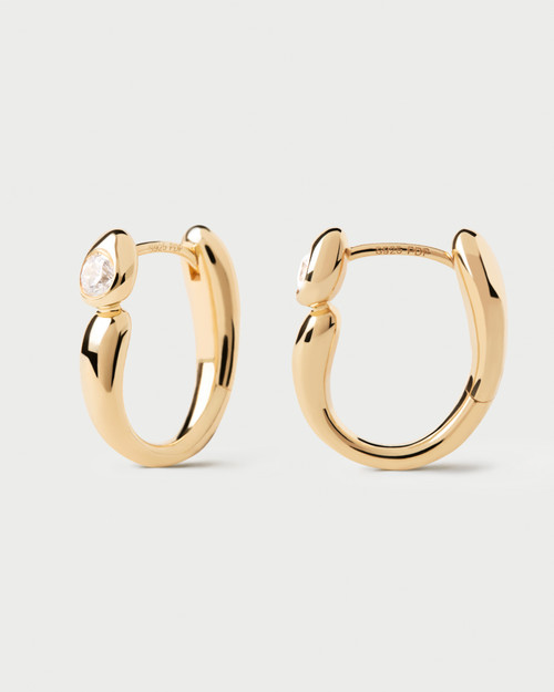 PDPAOLA Becca Hoop Earrings