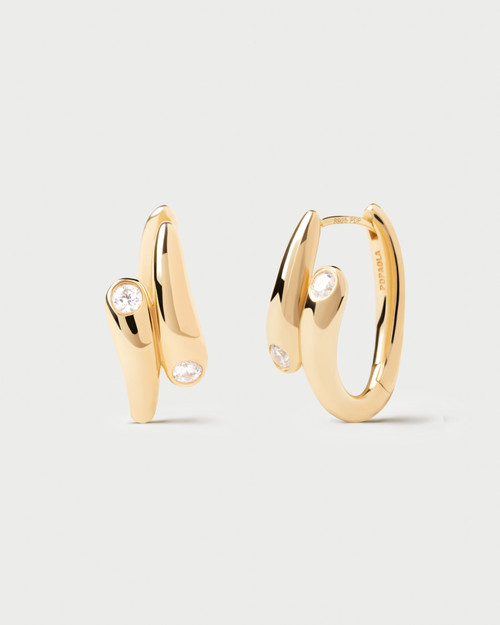PDPAOLA Caramelle Hoop Earrings