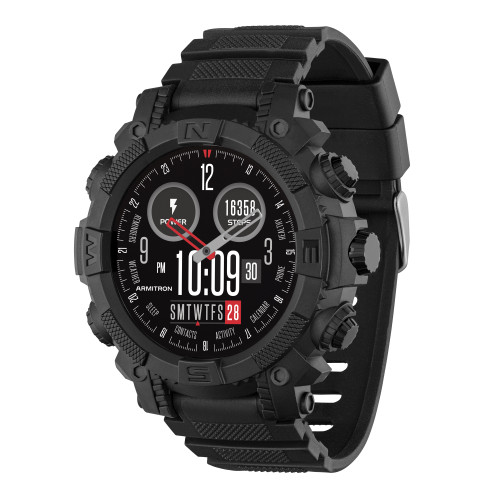Reflex Active SERIES 38 Black Sports Smart Watch