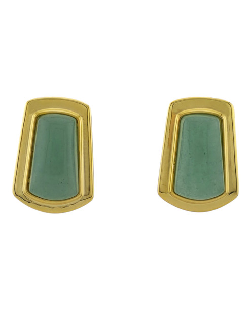 Sonne Aria Green Aventurine Earrings