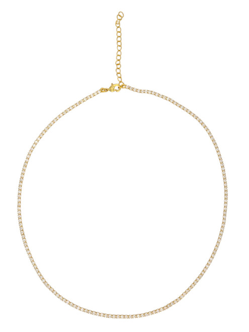 Sonne Tennis Necklace Gold