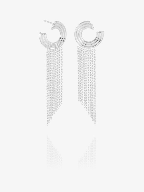 Rachel Jackson Evolve Chandelier Drop Earrings Silver Rachel Jackson Evolve Chandelier Drop Earrings Silver