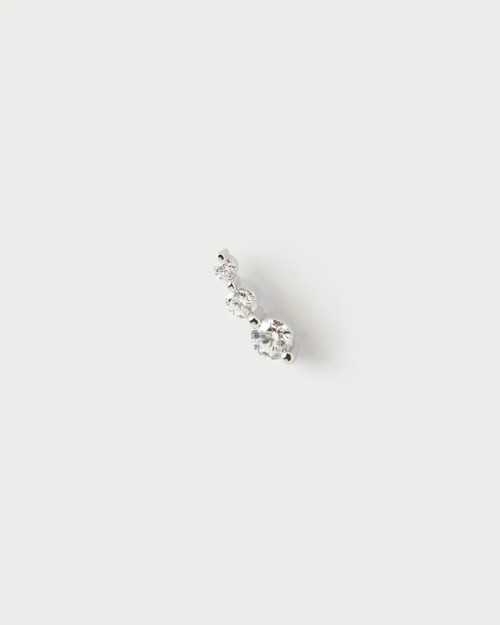 PDPAOLA FINE Diamonds and White Gold Eve Ear Piercing