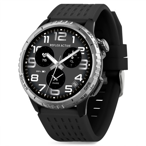 Reflex Active SeaVenture 5ATM Black Strap Watch