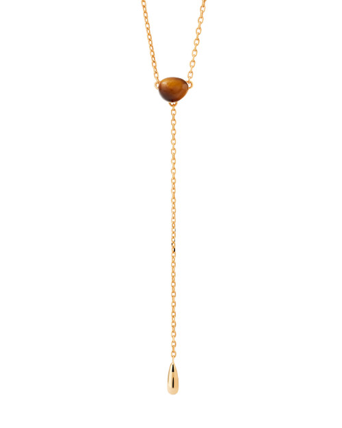 PDPAOLA Tiger Eye Stella Necklace
