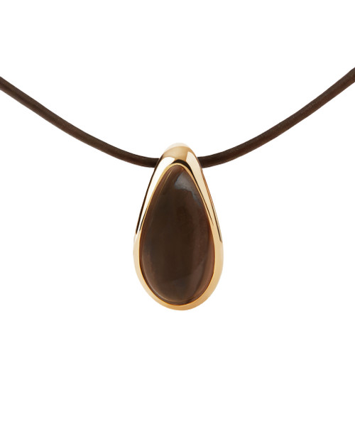 PDPAOLA Quartz Luna Cord Necklace