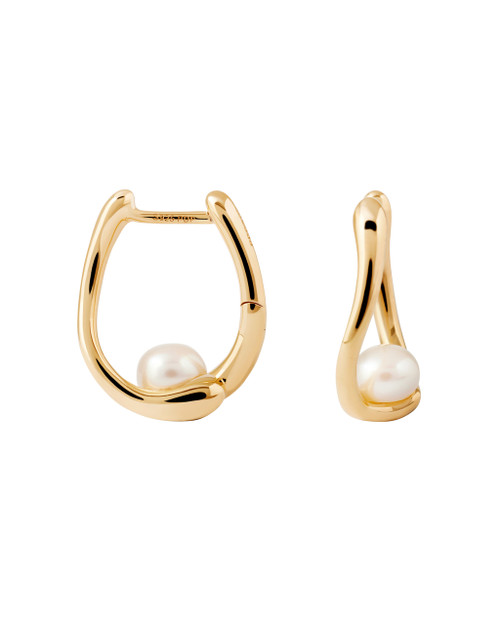 PDPAOLA La Pearl Aura Hoops