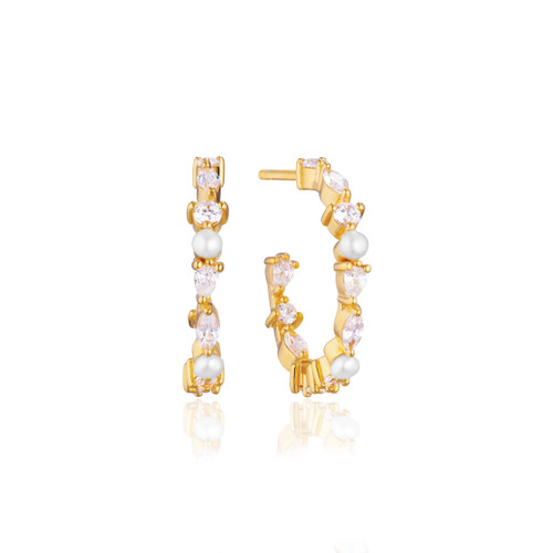 Sif Jakobs Adria Creolo Medio Earrings Gold