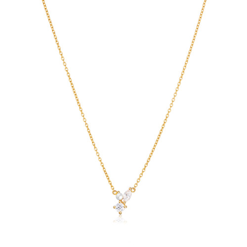Sif Jakobs Adria Tre Piccolo Necklace Gold
