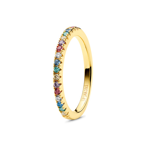 Sif Jakobs Ellera Ring Gold Multicolour Size 56