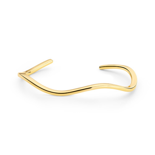 Sif Jakobs Ellera Waves Pianura Bangle Gold