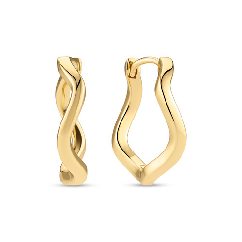 Sif Jakobs Ellera Waves Pianura Grande Earrings Gold