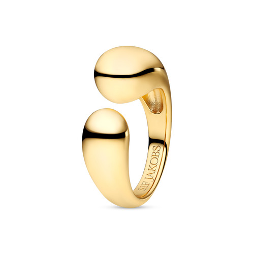 Sif Jakobs Goccia Pianura Ring Gold Size 56