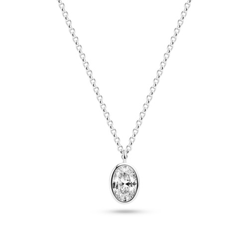 Sif Jakobs Sardinien Ovale Necklace Silver