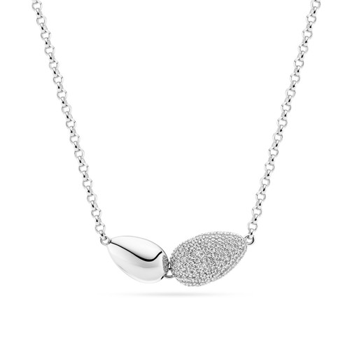 Sif Jakobs Goccia Due Necklace Silver