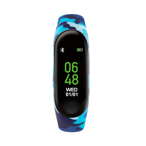 Tikkers Activity Tracker Blue Camo Tikkers Activity Tracker Blue Camo